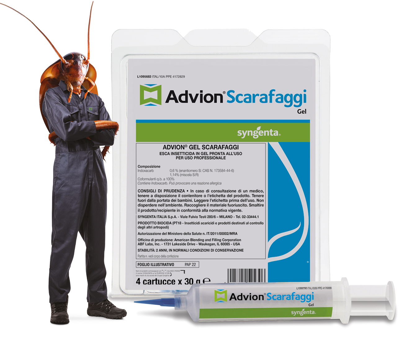 Protemax GEL SCARAFAGGI BLATTE INSETTICIDA Siringa GR. 5 Zapi Spa - Foto 13